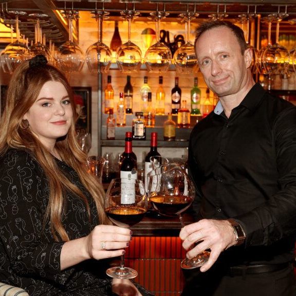Sinead Smyth and Kevin O'Callaghan pictured at the SuperValu Spanish Wine event at Little Lemon, Dublin, to celebrate SuperValus Spanish Wine Sale which is happening now, until 20th March. Guests on the night enjoyed exquisite Spanish tapas made with SuperValu quality ingredients and embarked on a captivating wine-tasting journey led by SuperValu wine expert, Kevin O'Callaghan.

Picture Brian McEvoy
No Repro fee for one use